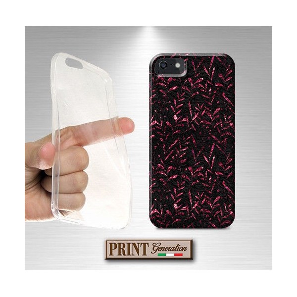 Cover Elegante - FOGLIE GLITTER - Samsung