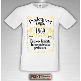 T-Shirt - EDIZIONE LIMITATA - Data personalizzata - Idea regalo - Frasi divertenti