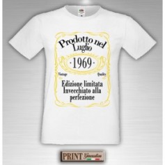 T-Shirt - EDIZIONE LIMITATA - Data personalizzata - Idea regalo - Frasi divertenti