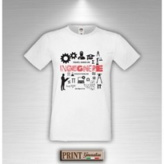 T-Shirt - FIDATI SONO UN INGEGNERE - Idea regalo - Laurea