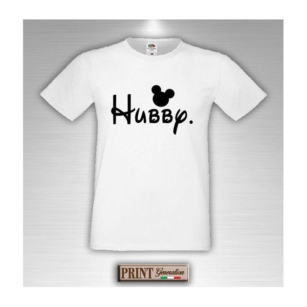 T-Shirt - HUBBY TOPOLINO - Idea regalo - San Valentino