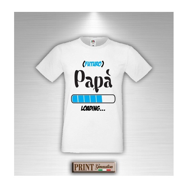 T-Shirt - LOADING MAMMA PAPA' - Idea regalo - Coppia