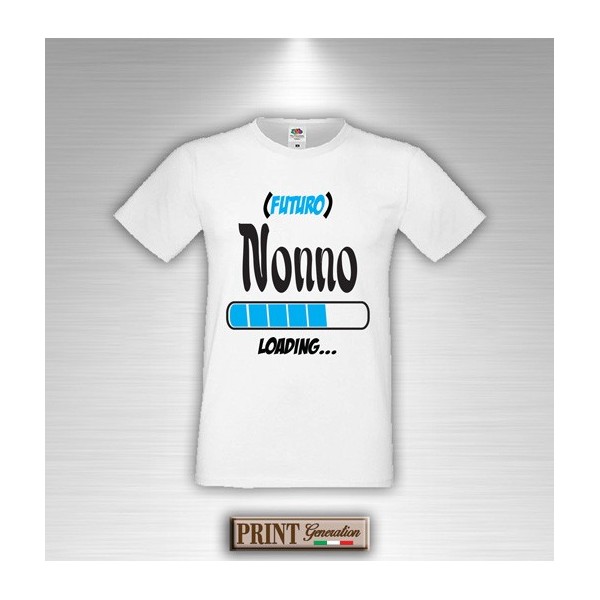 T-Shirt - LOADING NONNA NONNO - Idea regalo - Coppia