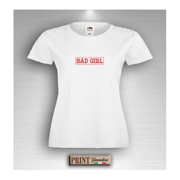 T-Shirt - BAD BOY BAD GIRL - Idea regalo - Coppia San Valentino