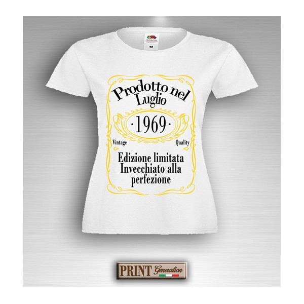 T-Shirt - EDIZIONE LIMITATA - Data personalizzata - Idea regalo - Frasi divertenti