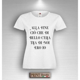 T-Shirt - IL BELLO TRA DI NOI ERO IO - Idea regalo - Frasi divertenti
