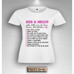 T-Shirt - LISTA COSE DA FARE PRIMA DEL SI - Addio al Nubilato - Lista personalizzata