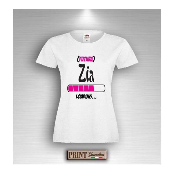 T-Shirt - LOADING ZIA ZIO - Idea regalo - Coppia