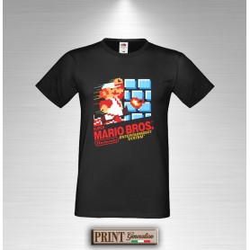 T-Shirt Uomo Super Mario Vintage