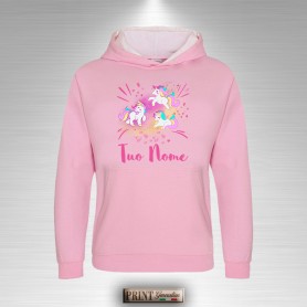 Felpa Cappuccio Bambina Personalizzata Ladybuck con Tuo Nome