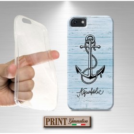 Cover Ancora acqua azzurro iPhone