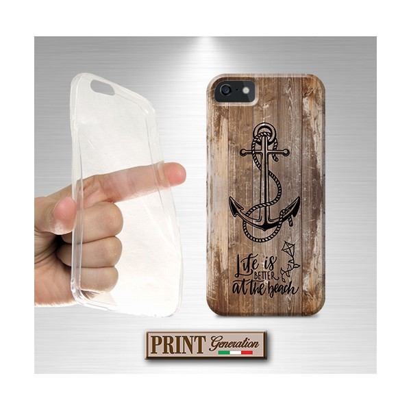 Cover Legno vita mare life beach iPhone