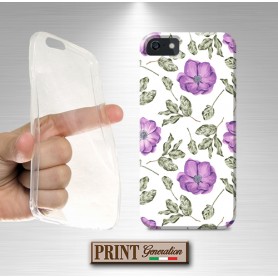 Cover Fiore viola rami Nokia