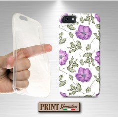 Cover Fiore viola rami Nokia