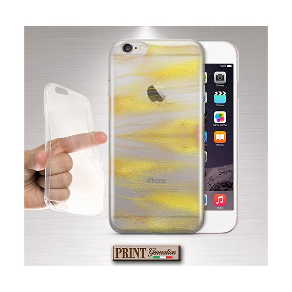 Cover trasparente sfumato oro e bronzo Nokia