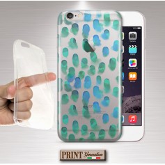 Cover trasparente verde blu Nokia
