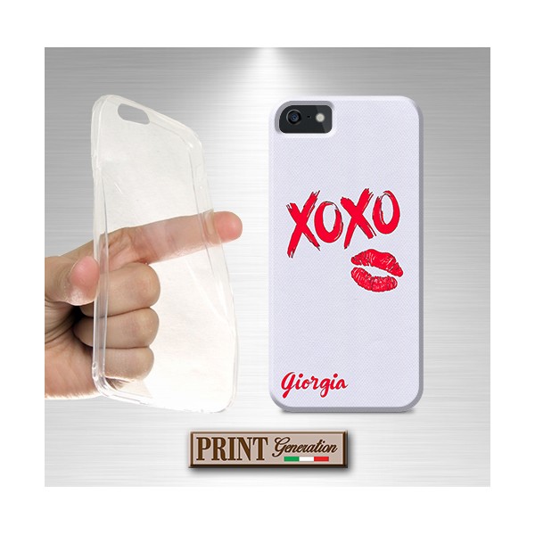 Cover Personalizzata nome xoxo bacio Nokia