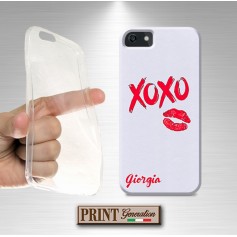 Cover Personalizzata nome xoxo bacio Nokia