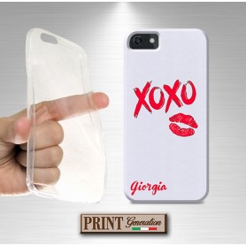 Cover Personalizzata nome xoxo bacio iPhone