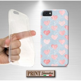 Cover Stickers cuori fondo azzurro Xiaomi