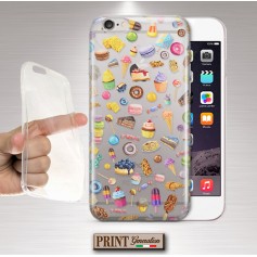 Cover Stikers dolci trasparente Xiaomi