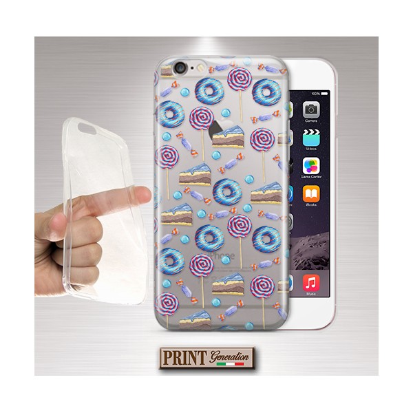 Cover Torte e caramelle blu Xiaomi