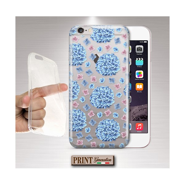 Cover Fiore azzurro rosa Xiaomi