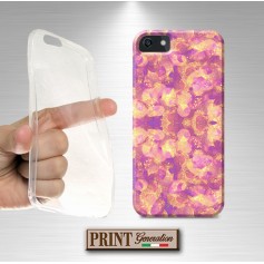 Cover Cover stampata effetto magia fucsia bollicine effetto glitter Xiaomi