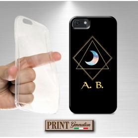 Cover Mezza luna triangolo iniziali Xiaomi