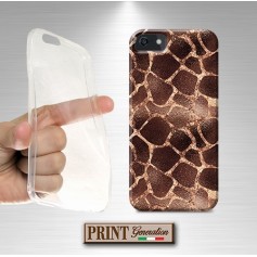 Cover stampata Effetto pelle rettile bronzo iPhone