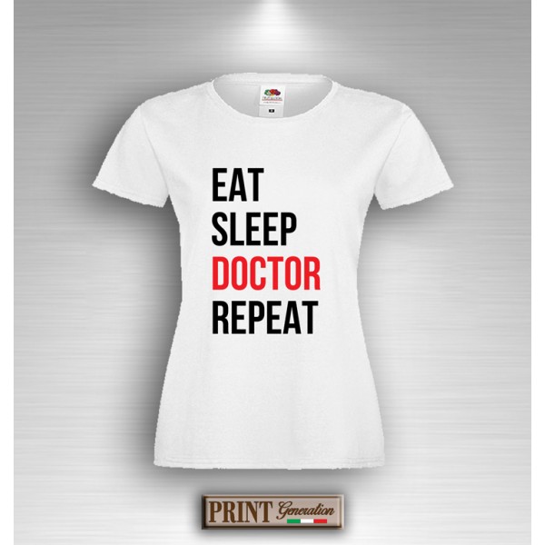 T-Shirt Evoluzione di una donna Idea Regalo Dottoressa Medico