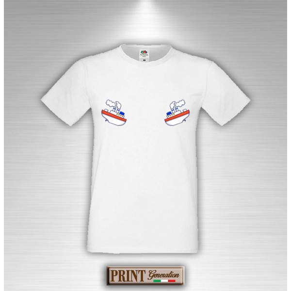 T-Shirt - NAVI A SPECCHIO