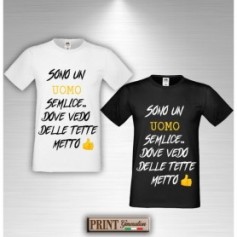 T-Shirt - SONO UN UOMO SEMPLICE