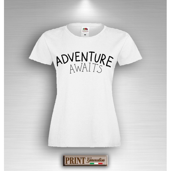 T-Shirt Donna - ADVENTURE AWAITS