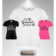 T-Shirt Donna - ENJOY SUMMER VACATION