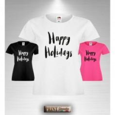 T-Shirt Donna - HAPPY HOLIDAYS