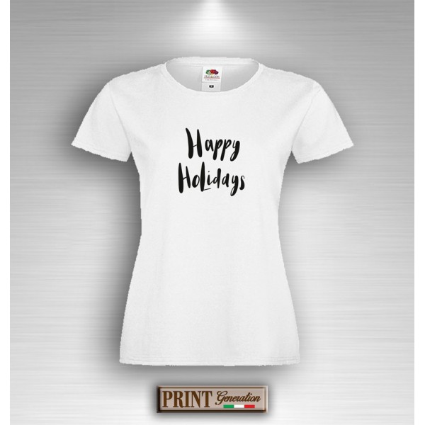 T-Shirt Donna - HAPPY HOLIDAYS