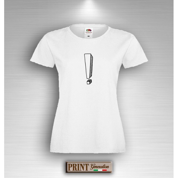 T-Shirt Donna - PUNTO ESCLAMATIVO