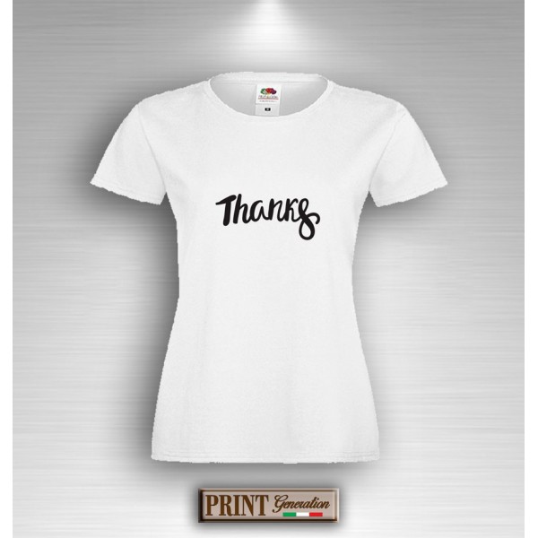 T-Shirt Donna - THANKS