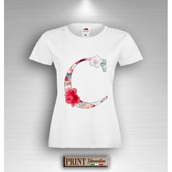 T-Shirt PERSONALIZZATA CON  LETTERA A B C