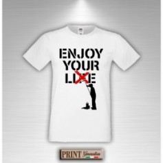 T-Shirt ENJOY YOUR LIE - BUGIA DIVERTENTE