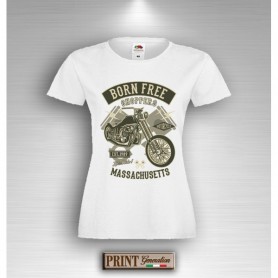 T-Shirt - BORN FREE CHOPPER - NATI LIBERI