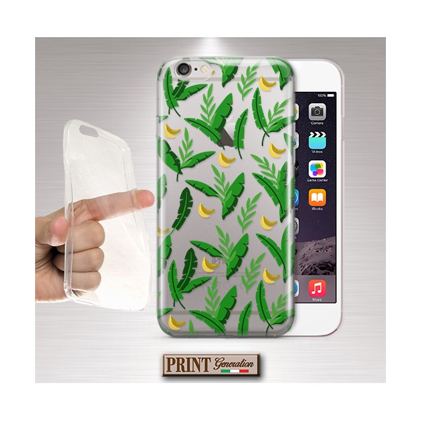 Cover - 'BANANA foglie' frutta TRASPARENTE carino tropicale NOKIA