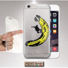 Cover - 'BANANA SKATE' TRASPARENTE sport poster style graffiti urbano IPHONE