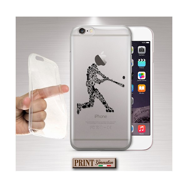 Cover - 'BASEBALL elements TRASPARENTE' sports bat elementi NOKIA