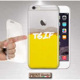 Cover - 'BEER TGIF' EFFETTO LIQUIDO BIRRA DIVERTENTE TRASPARENTE NOKIA