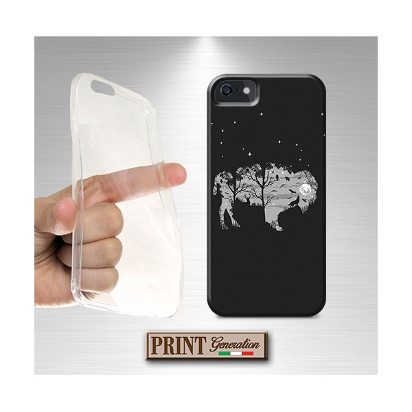 Cover - 'BISON STELLE' paesaggio notte bisonte stelle dark NOKIA