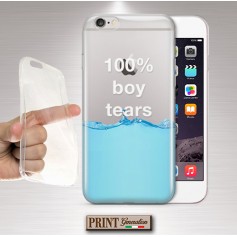 Cover - 'BOY TEARS' EFFETTO LIQUIDO LACRIME DIVERTENTE TRASPARENTE TUMBLR AESTHETIC SAMSUNG