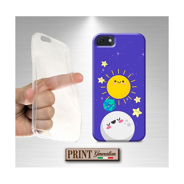Cover - 'CUTE mini solar system' luna sole galassia carino colorito NOKIA
