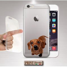 Cover - 'Dachshund puppy eyes trasp' cane cucciolo carino trasparente NOKIA